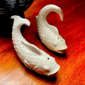 Fitz and Floyd Koi Salt & Pepper Shakers